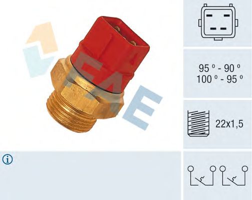 Датчик включения вентилятора FAE 37960