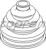 Пыльник ШРУСА TOPRAN 500 609