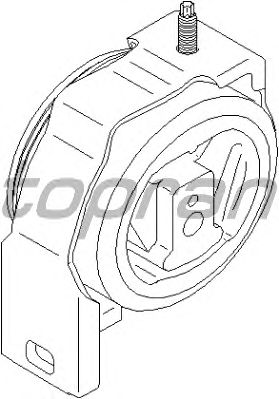 Подушки КПП TOPRAN 400 482