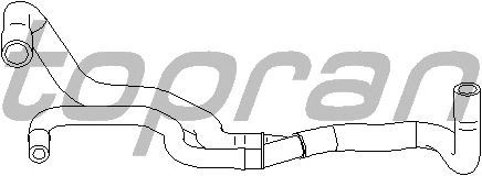 Шланг вентиляции картера TOPRAN 722 083