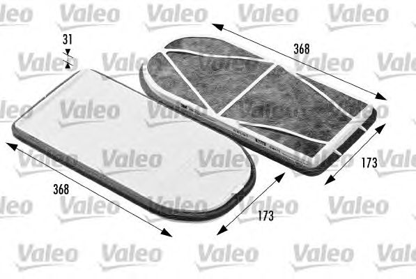 Фильтр салона VALEO 698470