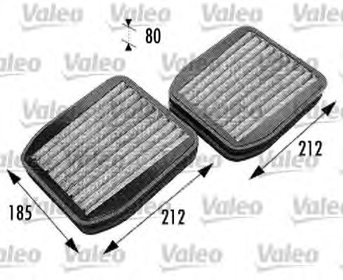 Фільтр салону VALEO 698740