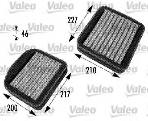Фильтр салона VALEO 698772