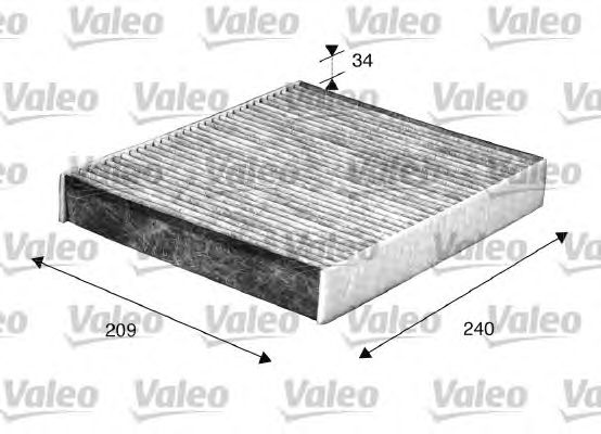 Фильтр салона VALEO 698883