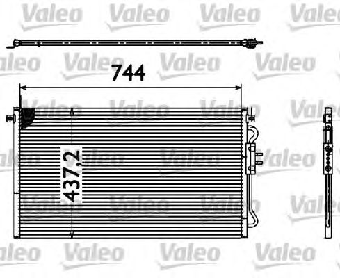 Радиатор кондиционера VALEO 817582