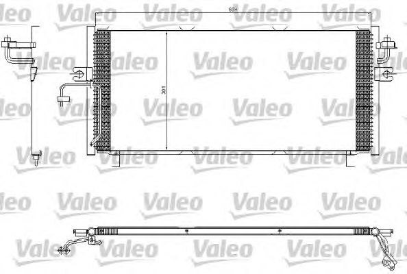 Радиатор кондиционера VALEO 817603