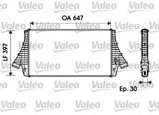 Интеркулер VALEO 817729
