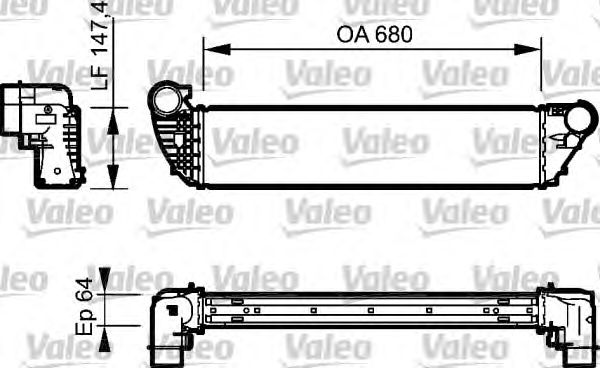 Интеркулер VALEO 818772