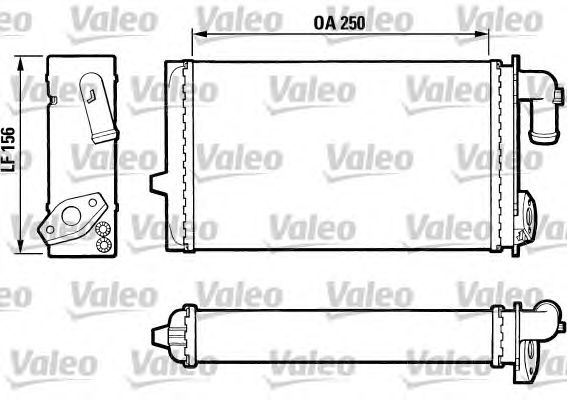 Радиатор отопителя VALEO 883674