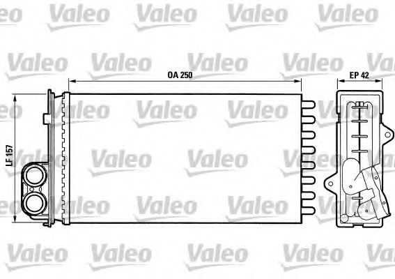 Радіатор опалення VALEO 883976