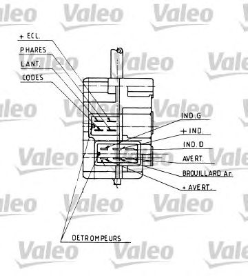 Подрулевой переключатель VALEO 251104