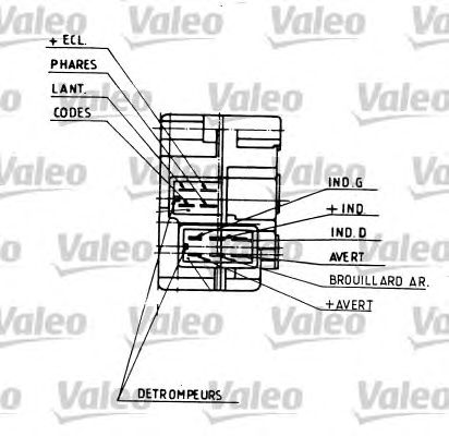 Подрулевой переключатель VALEO 251109