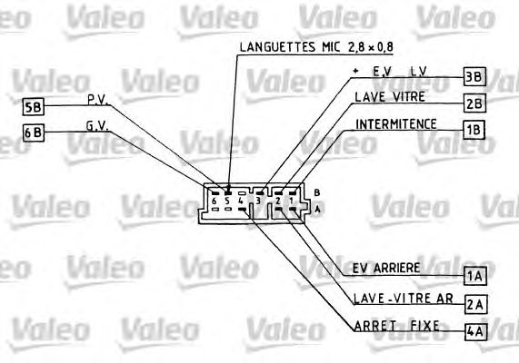Подрулевой переключатель VALEO 251225