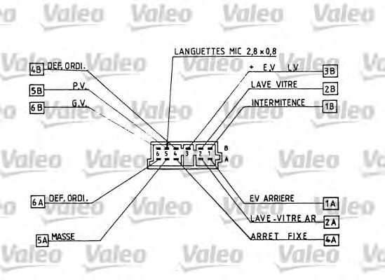 Подрулевой переключатель VALEO 251266