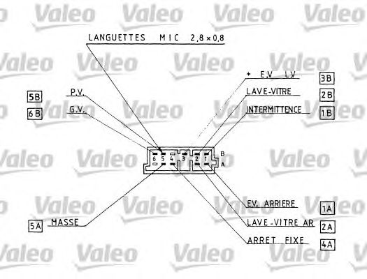 Подрулевой переключатель VALEO 251270