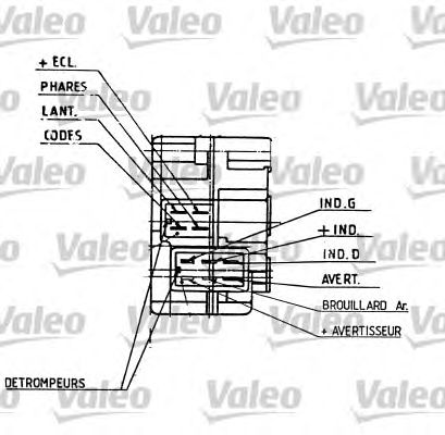 Подрулевой переключатель VALEO 251274
