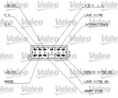 Подрулевой переключатель VALEO 251307