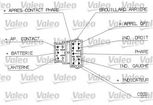 Подрулевой переключатель VALEO 251310
