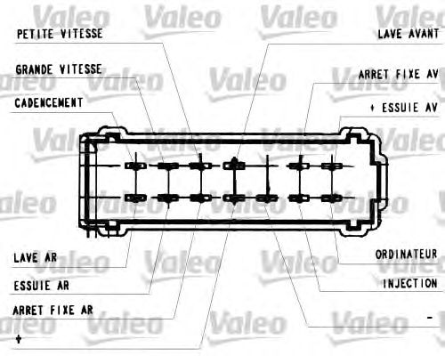 Подрулевой переключатель VALEO 251442