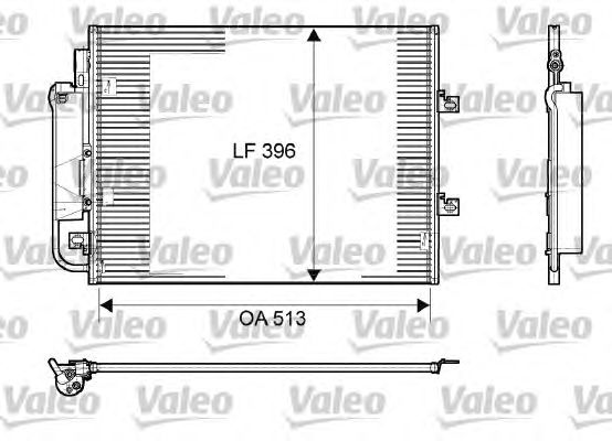 Радиатор кондиционера VALEO 814061