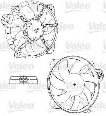 Вентилятор охлаждения VALEO 696229