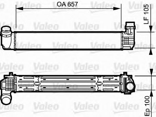 Интеркулер VALEO 818869