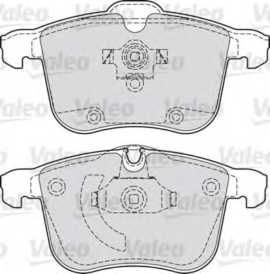 Тормозные колодки VALEO 598808