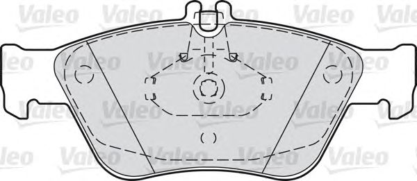Тормозные колодки VALEO 598357