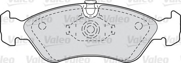 Тормозные колодки VALEO 598184