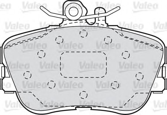 Тормозные колодки VALEO 598013