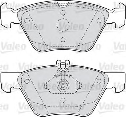 Тормозные колодки VALEO 598636