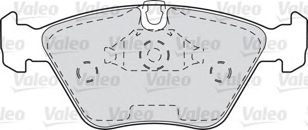 Тормозные колодки VALEO 598310