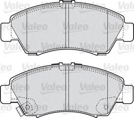 Тормозные колодки VALEO 598760