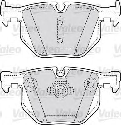 Тормозные колодки VALEO 598754