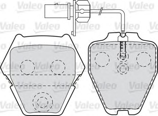 Тормозные колодки VALEO 598992