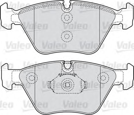 Тормозные колодки VALEO 598811