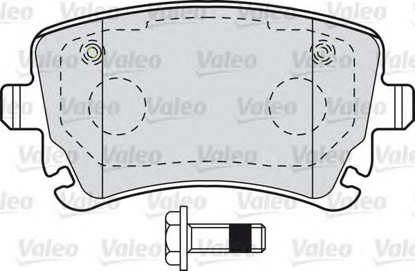 Тормозные колодки VALEO 598671