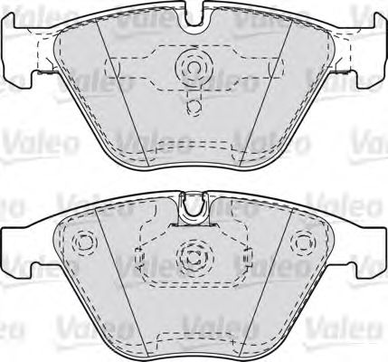 Тормозные колодки VALEO 598898