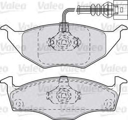 Тормозные колодки VALEO 598734