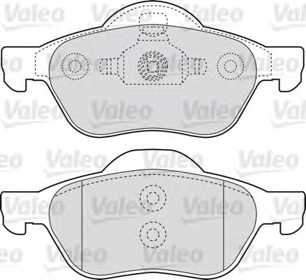 Тормозные колодки VALEO 598566