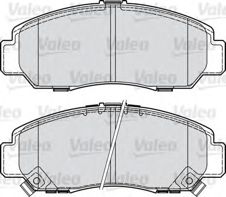 Гальмівні колодки VALEO 598887