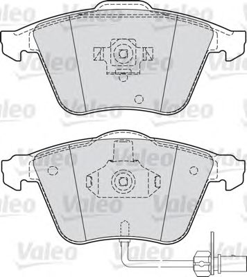 Тормозные колодки VALEO 598779