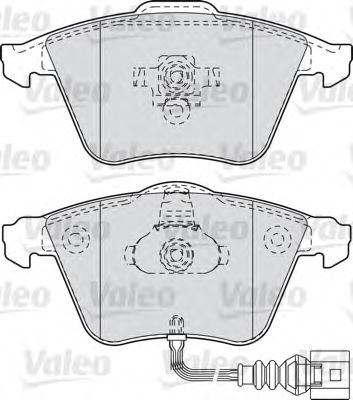 Тормозные колодки VALEO 598863