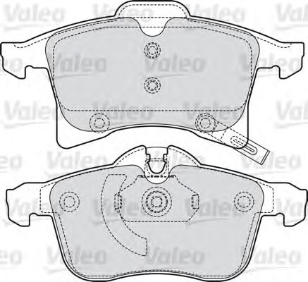 Тормозные колодки VALEO 598860