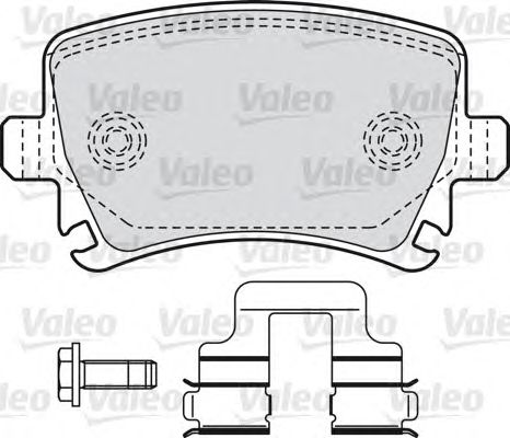Тормозные колодки VALEO 598752