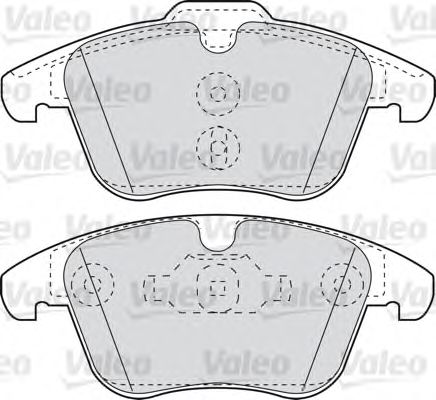 Тормозные колодки VALEO 598879