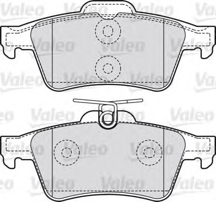 Тормозные колодки VALEO 598783