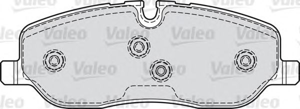 Тормозные колодки VALEO 598741