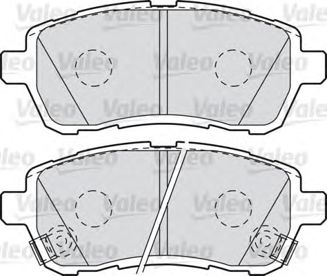 Тормозные колодки VALEO 598999