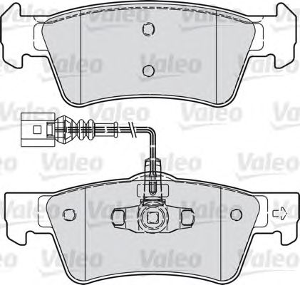 Тормозные колодки VALEO 598967